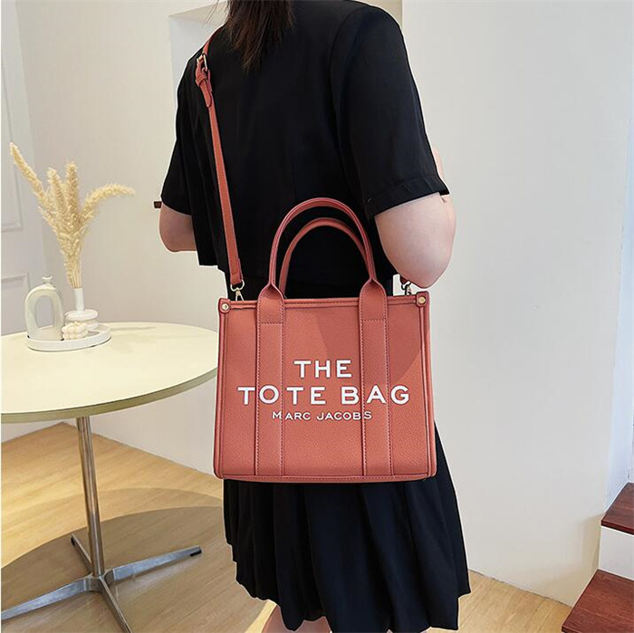 

PU Leather Marc Handbags with Logo Large Capacity Shoulder Bags for Women wallets Letter Printed Tote Bag Multi Colors Totes, Color