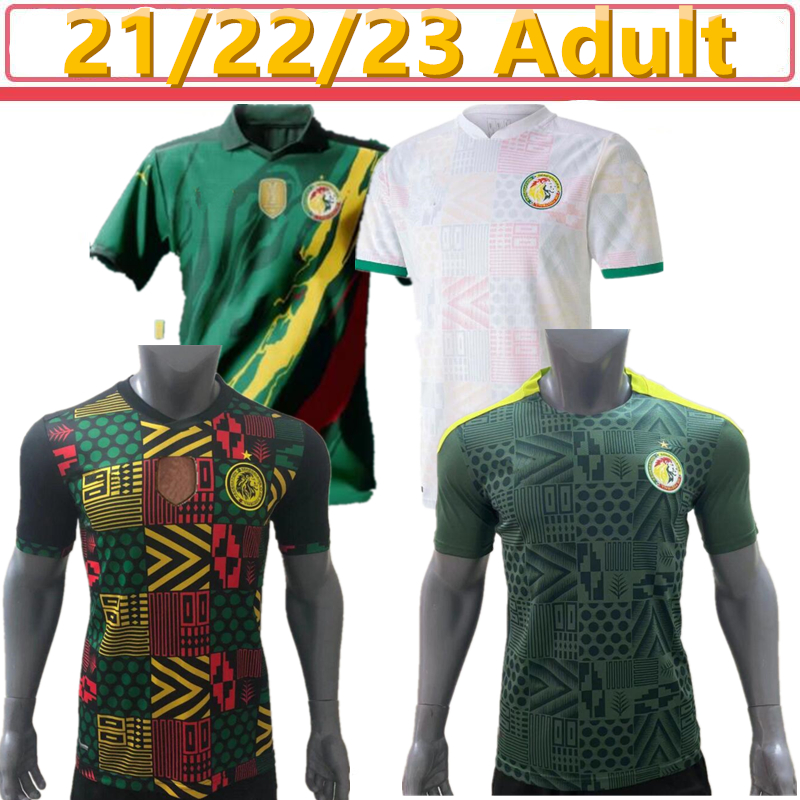 

2021 2022 2023 Senegal Soccer Jerseys 1 stars national team MANE MENDY SARR GUEYE KOULIBALY home away 21 22 23 football shirts