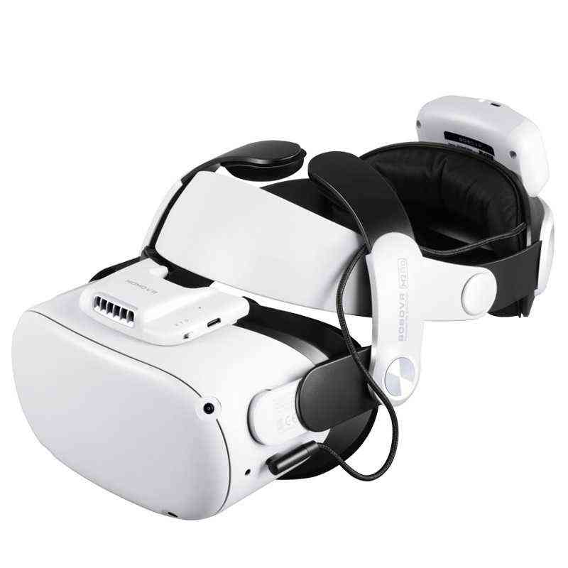 

New BOBOVR M2 Pro Battery Strap For Oculus Quest 2 Elite Halo Strap B2 Battery Pack F2 Air Fan No Fog Interface C2 Carrying Bag H220422