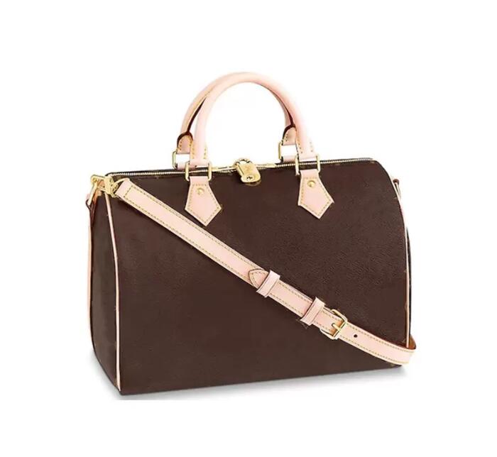 

2022 fashion Women messenger bag Classic Style Fashion bags women bag Shoulder Bags Lady Totes handbags Speedy With Shoulder Strap, Dust Bag