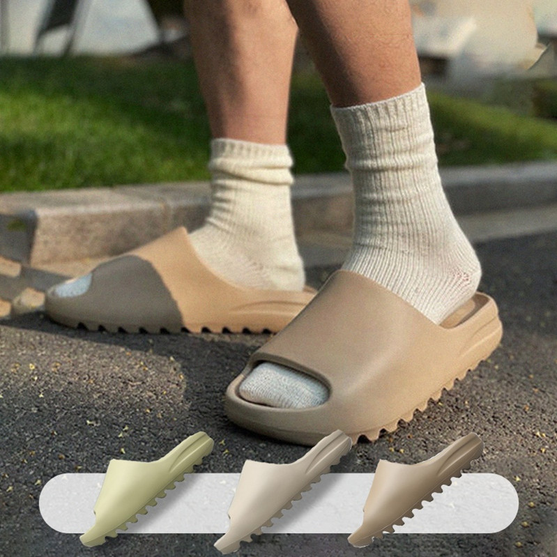 

FOAM sliders Designer sandal YEEZIE slides slider foams runner sandal Triple Black White Resin pattern slippers foam Runners men womens west slide slipper shoes, 17