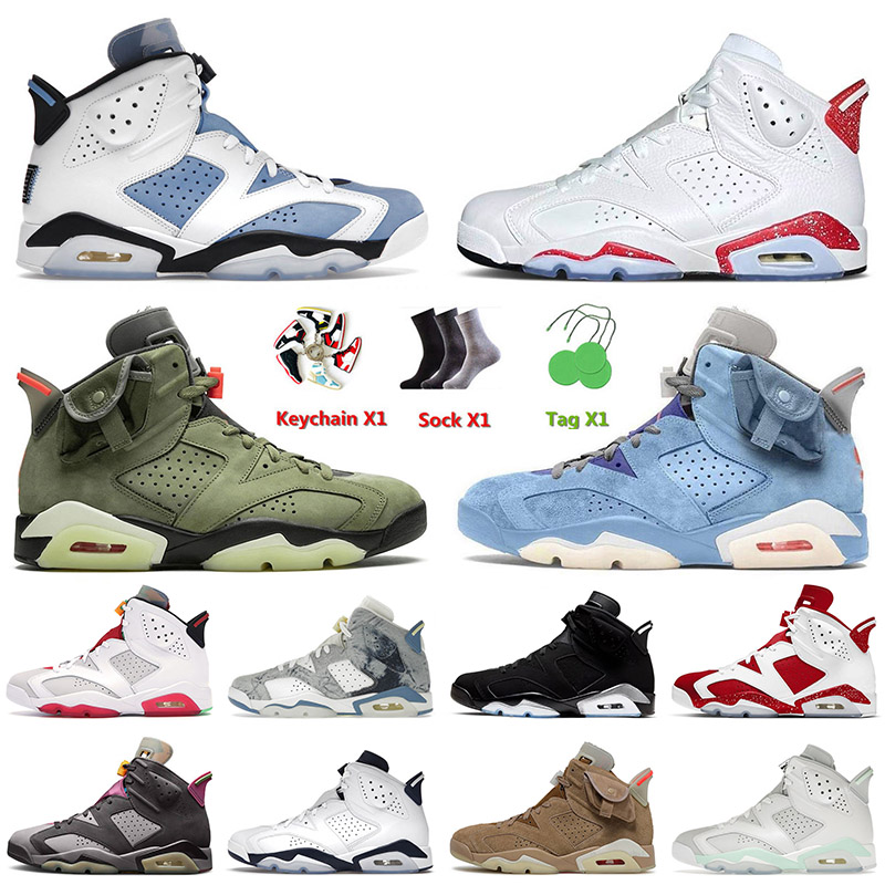 

2022 Top Quality OG Jumpman 6 6s VI Mens Basketball Shoes Red Oreo Unc University Blue Gold Hoops for Men Women Cactus Jack Outdoor Sneakers 36-47, C40 georgetown 40-47