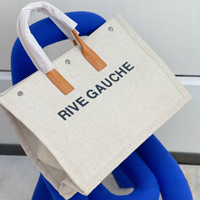 

Handbag Women Designer Bags Summer Fashion Tote Straw Shopping Bag Lady Letter Print Beach Bag Style Canvas Handbags No Box, Make up for price