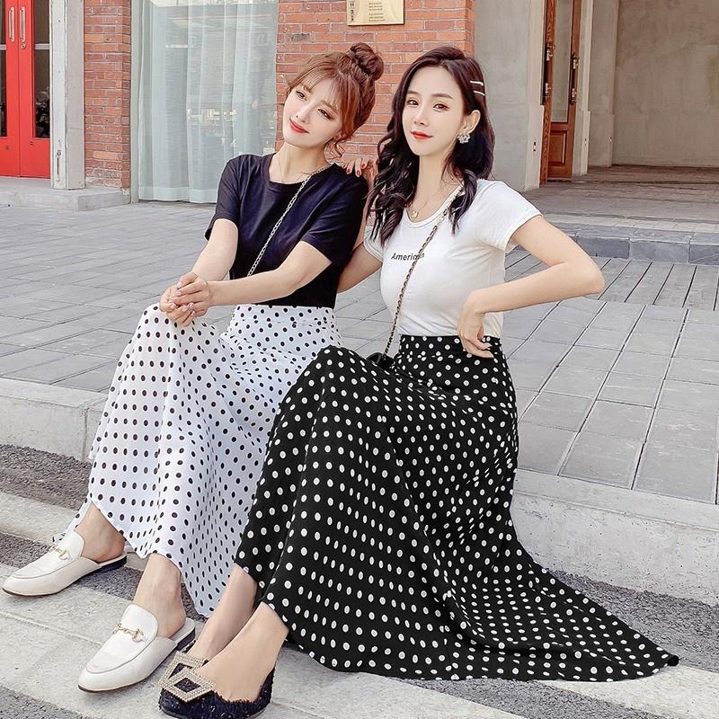

Skirts Line Vintage Skirt Floral Print Women Office Lady Temperament Long Casual High Waist Summer Fashion SkirtSkirts, Black
