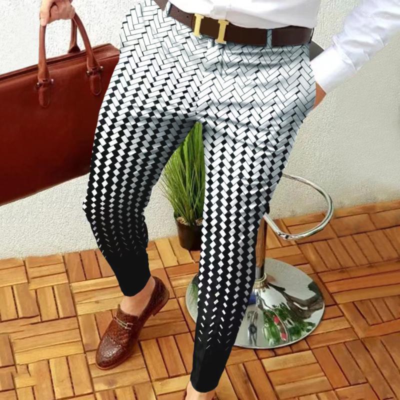

Men's Pants Men Slim Fit Print Zipper Button Trousers Suit Male Casual Fashion Long Mens Jeans Stretch Waist PantsMen's Naom22, Red