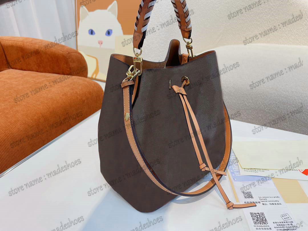 

NÉONOÉ BB SPRING IN THE CITY Designer Neonoe Bucket Bag Damier Azur Cross Body Women Luxurys Braided handle Bag Classic Drawstring Bags With Purse