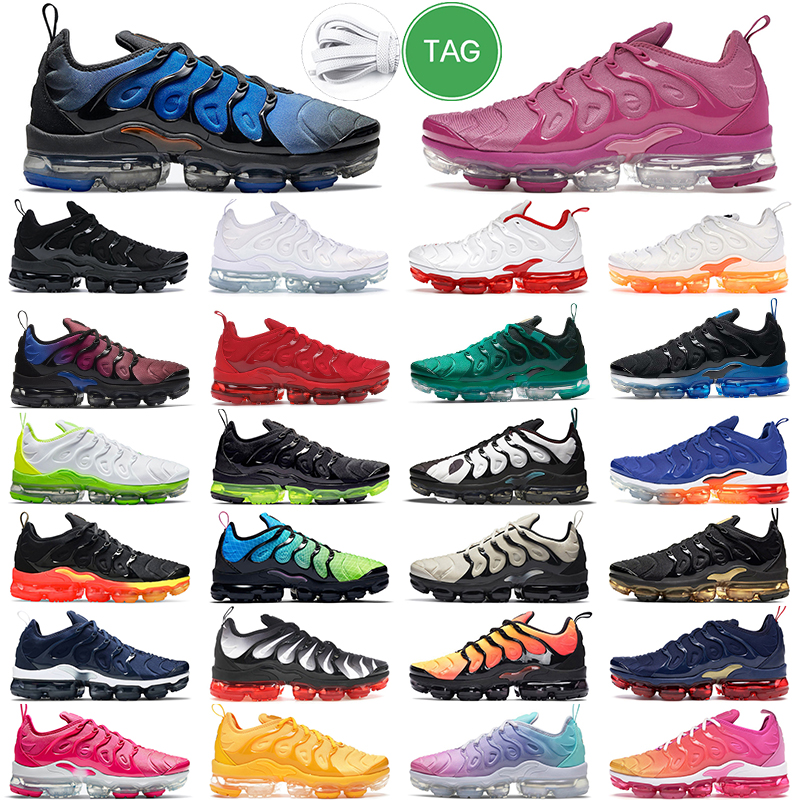 

TN Plus Running Shoes Men Women Berry Triple Red Creamsicle Rough Green Lemon Lime Be True sneakers, # 45