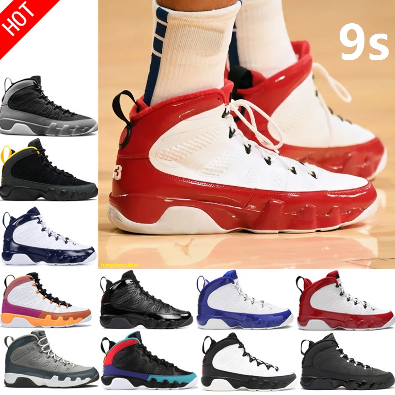 

Jumpman 9 IX 9S Men Women Basketball Shoes Bred University Gold Blue Gym Chile Red UNC Cool Particle Grey Racer Blue Statue Anthracite Sport Sneakers Trainers Size 7-13, Shoesbox link in store