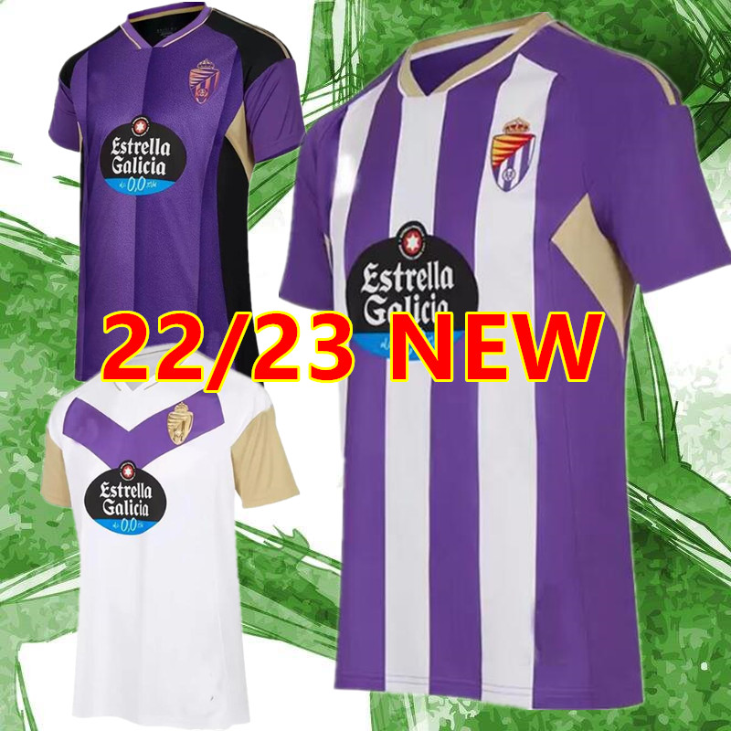 

22 23 Real Valladolid soccer jersey Weissman FEDE S. Sergi Plano Oscar L. Olaza R.Alcaraz camisetas de futbol 2022 22023 men add kids full sets jerseys football shirts, Home