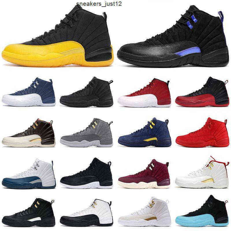 

New mens basketball shoes 12s jumpman 12 Concord University Gold Indigo Flu Game Royal Taxi Dark Grey men trainers outdoor sneakers, #1