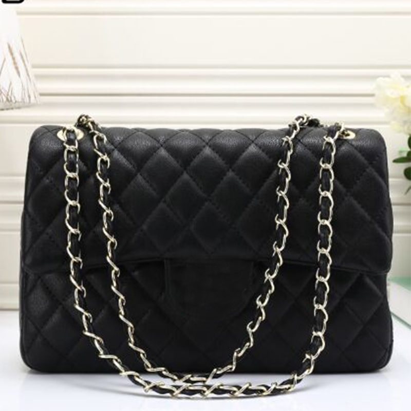 

New Wholesale Luxury Handbags Women's Plaid Chain Bag Black Red White High Quality Handbag Fashion Designer