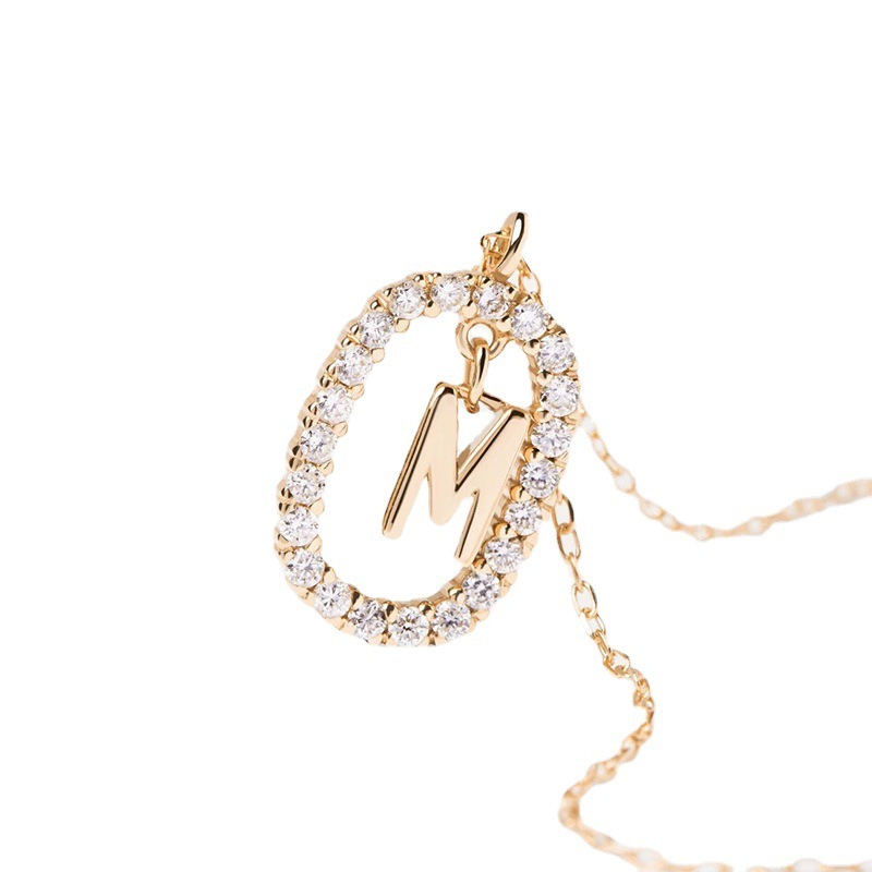 

Letter Necklace Ins Minority Design S925 Light Luxury High Sense Necklace Fashion Simplicity