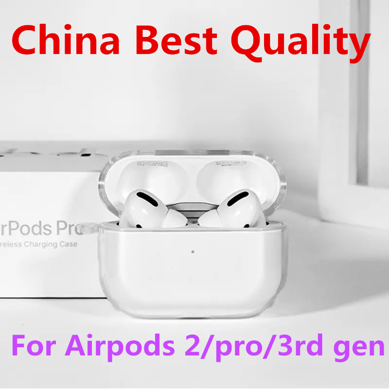 

For Airpods 2 pro air pods 3 airpod Headphone Accessories Solid Silicone Cute Protective Earphone Cover Apple Wireless Charging good Box Shockproof Case
