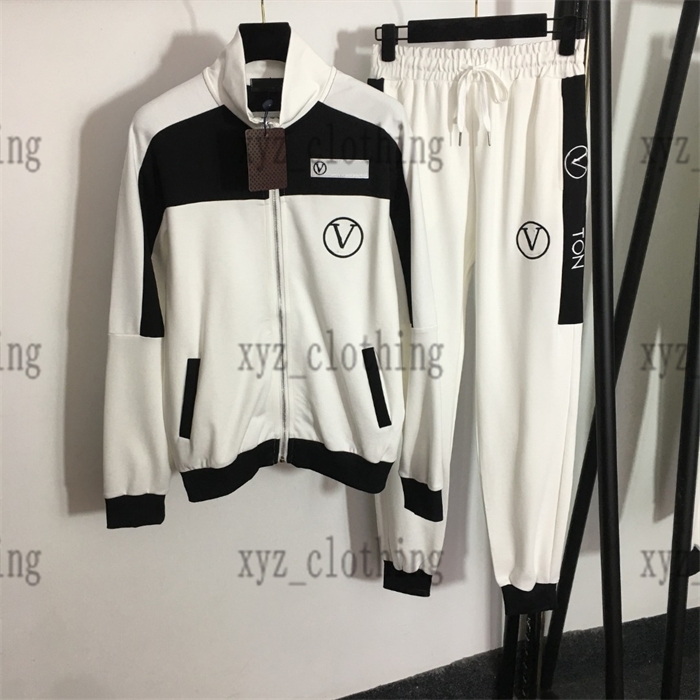 

brand designer womens sports tracksuits high-end embroidery jackets Long Sleeve Zip Jacket striped cd printing lapels coat Elastic Waist Wide Leg Shorts, 8#