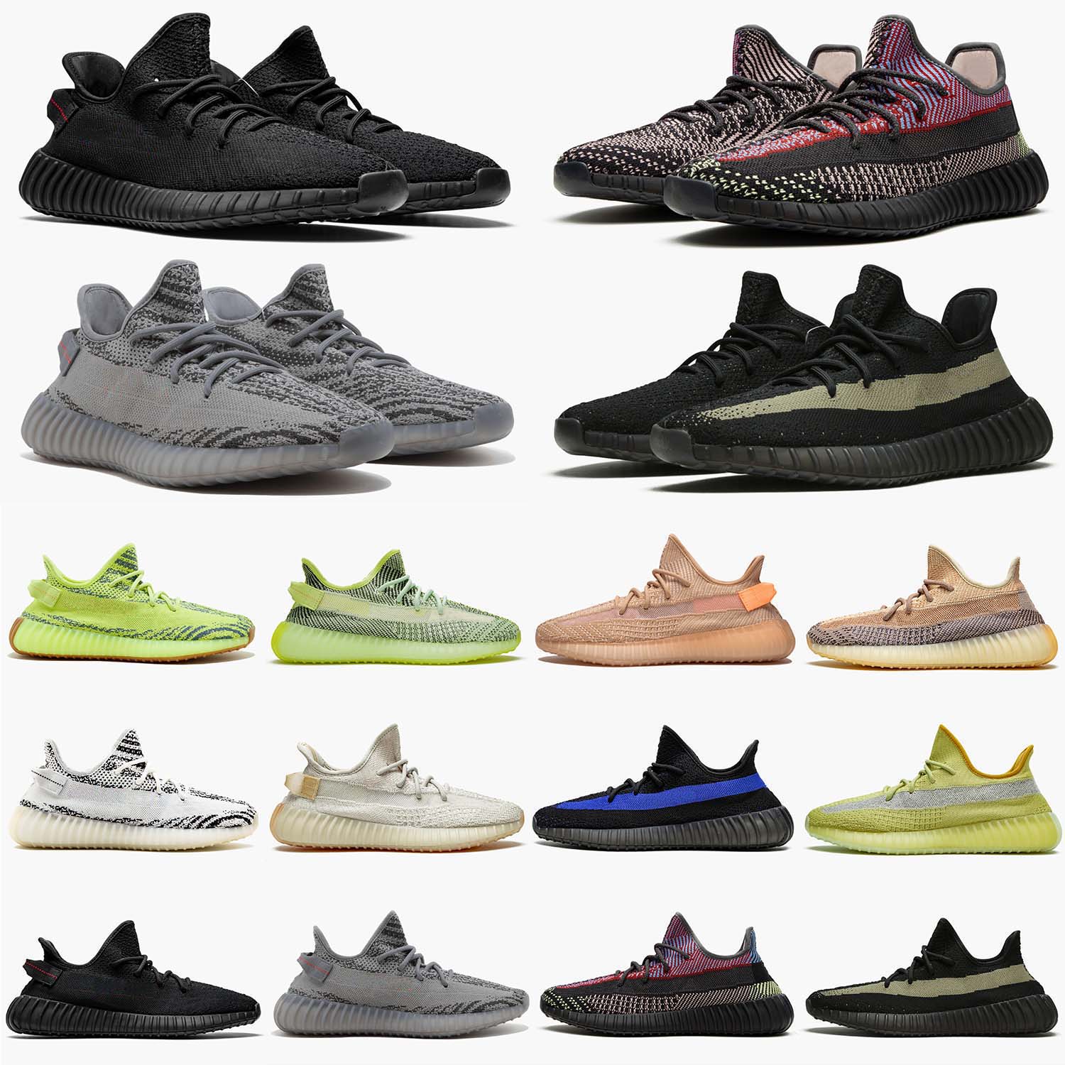 

Top kanye 350s V2 CMPCT Mono Yeezreel Running shoes Static Reflective Designer Blue Tint 3M Bone 2.0 Dazzling Blue MX Oat Tailgate Men Women zebra 350 boost Sneakers, #24 uy001-34