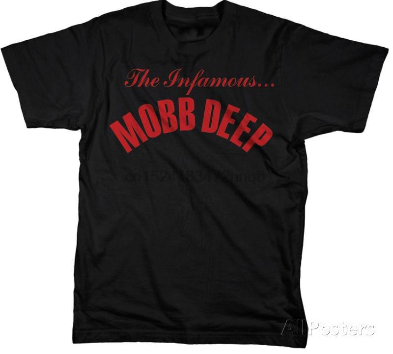 

Men's T-Shirts Mobb Deep Infamous T-Shirt M Black T Shirt Discount 100 Cotton For Men& Printed Men ClothesMen's, 0305335-red