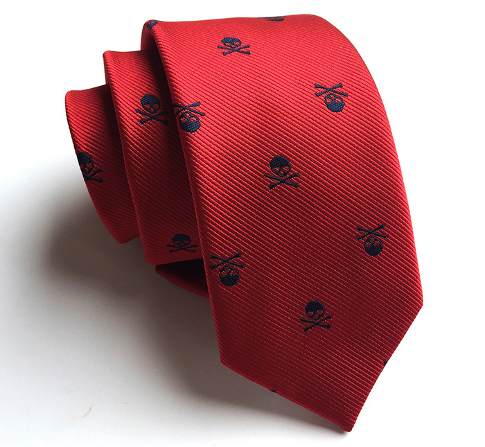 Silk Slim Men Ties Fashion 6cm Skinny Stripe Dot Floral Neck tie for men Woven Formal wear business wedding party 49-image-763212608