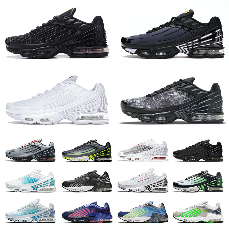 TN 3 Tuned Mens Womens Original Designer Running Shoes Big Size Us 12 Ghost Green Graphic Prints Smoke Grey Radiant Red Sports Sneakers Trainers-image-756877921