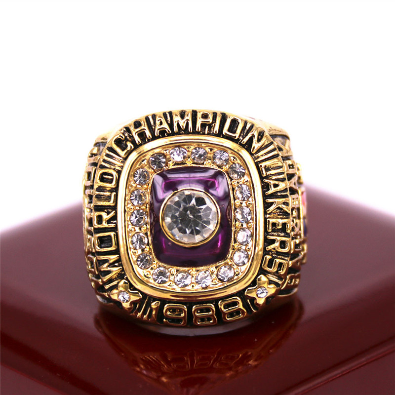 

Retro Unit Style adequate quality Lakers championship ring Men's Star Punk Gothic Jewelry Rings For Men jewelry