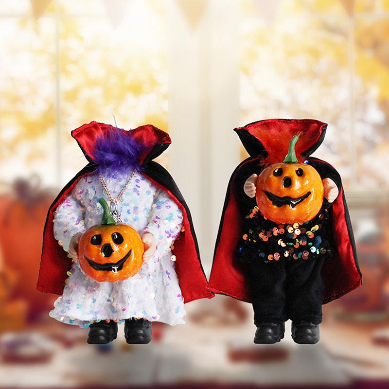 

Party Decoration Halloween Decorations Headless Doll Gnome Sequined Pumpkin Ornament Home Farmhouse Kitchen Decor Tiered Tray