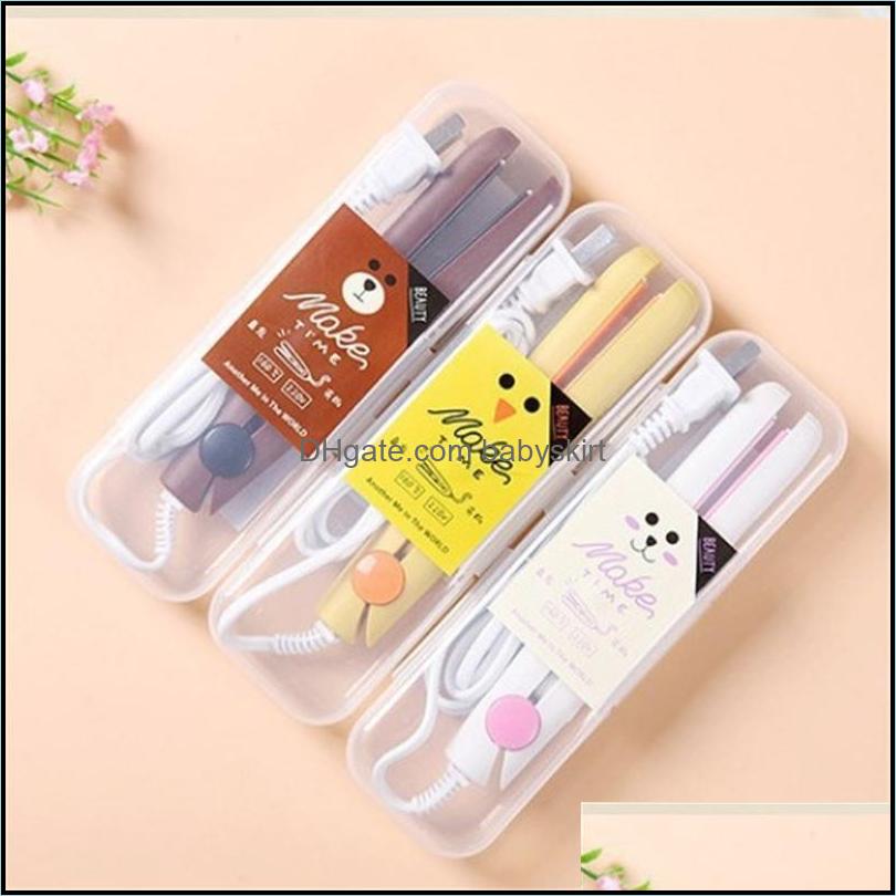 

Hair Straighteners Care Styling Tools Products Mini Ceramic Electric Straightener Curling Irons Portable Travel Straightening Flat Profess