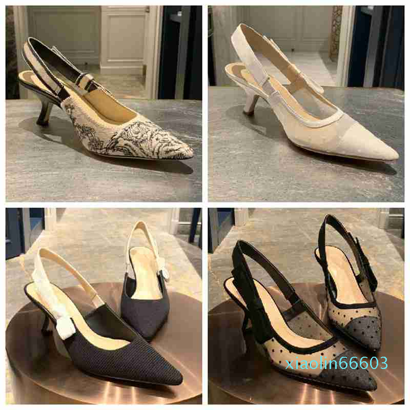 

Fashion-COLOR Letter Bow Knot High Heel Shoes Women Pointed Toe Low Heel Shoes Woman Gladiaor Sandals Lady Design Mesh shoe, 40