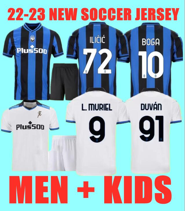 

Atalanta FC Soccer Jerseys GOSENS 2022 2023 MURIEL ILICIC DE ROON DUVAN ATA BC Bergamasca maglia da calcio Men kids kit 22 23 Football Shirts Uniforms