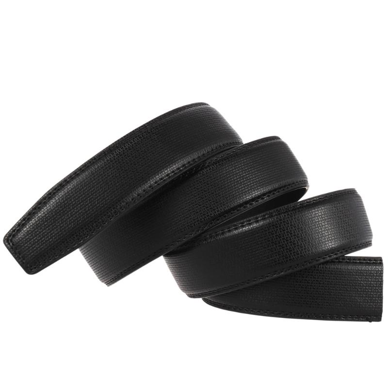 

Belts For Men High Quality Male Strap Genuine Leather Waistband Ceinture Homme,No Buckle 3.1cm LY131-3385, Black