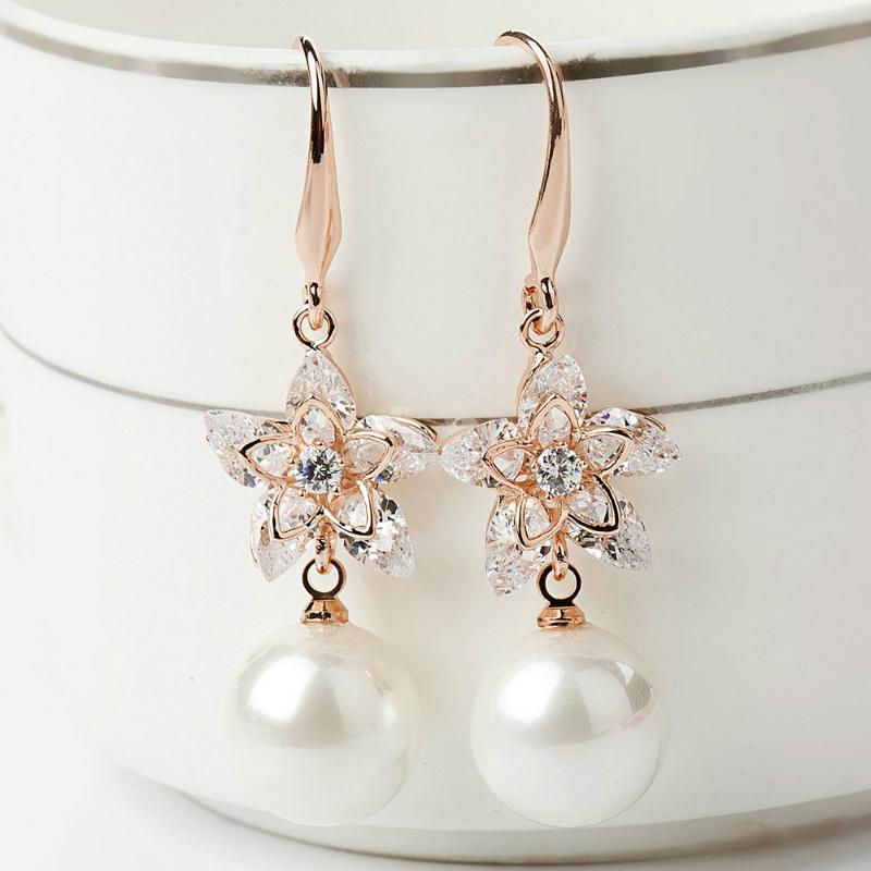 

Dangle & Chandelier Vintage Simulated-pearl Geometric Women Earrings Sector Pearl Bohemian Drop