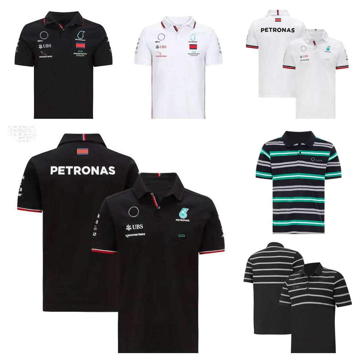 

F1 Formula One Racing Suit Polo Shirt men's lapel T-shirt polyester quick-drying can be customized