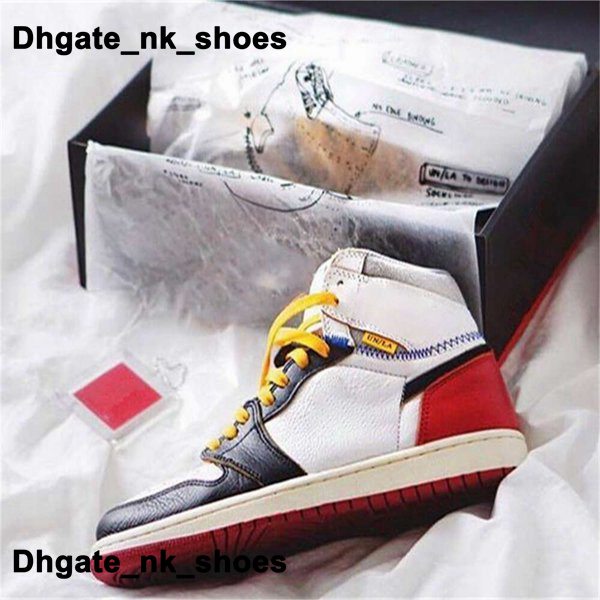 

Jumpman 1 High Retro Sneakers Union Mens Size 14 Us 13 Women Basketball Shoes Us13 47 Eur 48 Trainers US14 Chaussures BV1300-106 Los Angeles Black Toe Big Size Zapatos