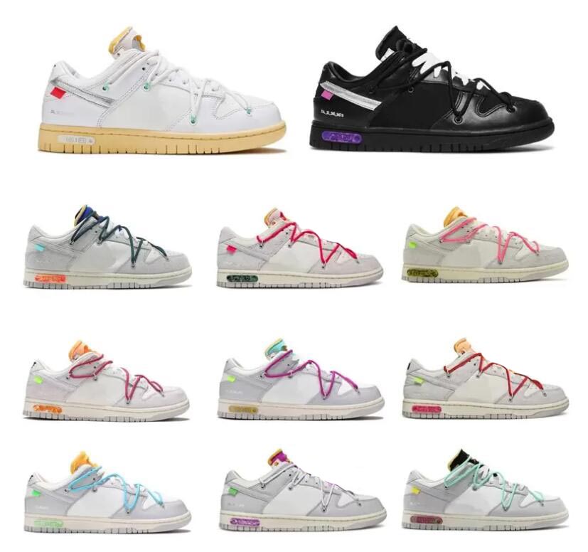 

2022 Off Authentic The 50 Lot 01-50 Outdoor Shoes Futura White Black 15 17 32 34 Orange 31 36 Blue Green Red Men Women Sports Sneakers With Original box, 14