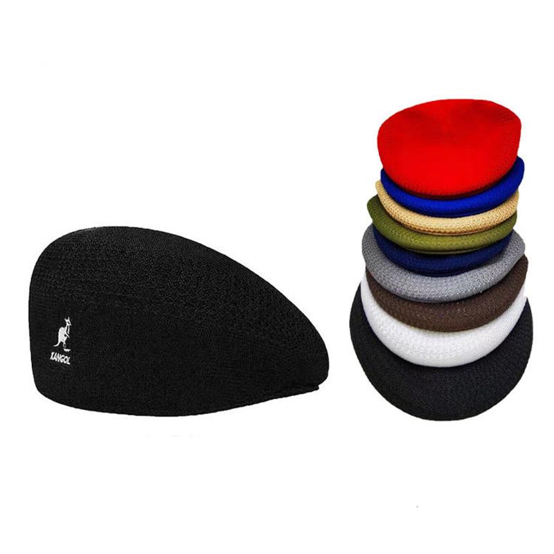 Berets Kangol Fashion Solid Color Kangaroo Embroidery Beret For Women Four Seasons Trend Breathable Comfortable Men's UnisexBerets