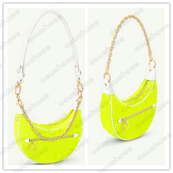 

M81484 LOOP Middle Moon Chains Bag 1854 Designer Tennis Cloth CrossBody Womens Monograms Vintage Shoulder Bags Luxurys Designers Wallets Totes M81098 M44036