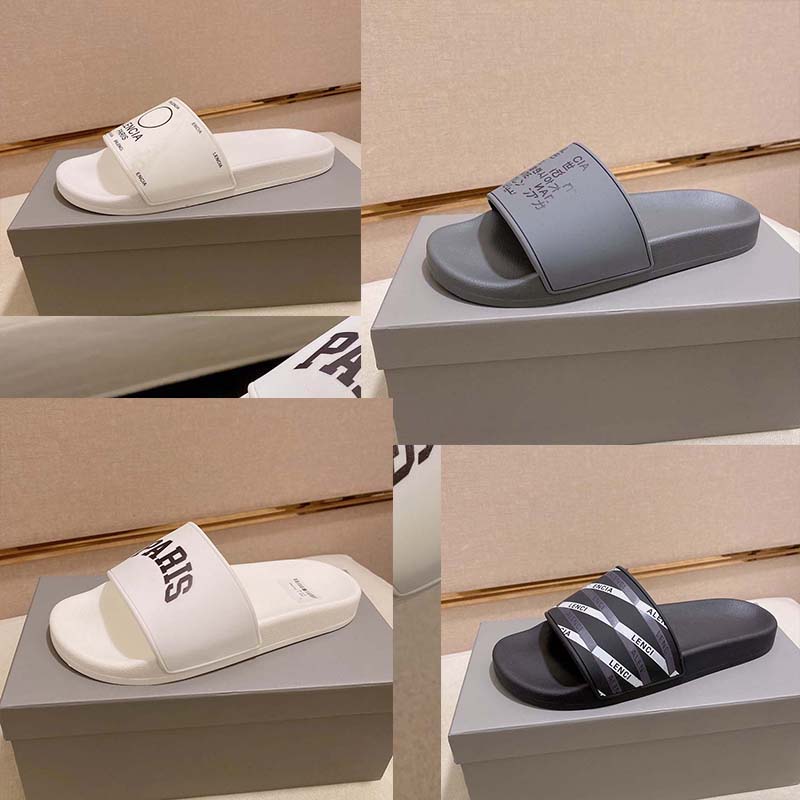 

Designer Pool Slippers Beige Fluo Green Black White Writing Slides Pink Lime mens Women Flat Slide Sneakers Beach Indoor Shower Room Outdoor Sandals men Trainers555, #5