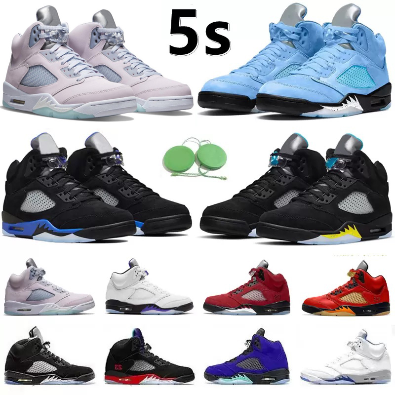 

5 5s OG Mens Retro Basketball Shoes Unc Racer Blue Aqua Mars For Her Raging Bull Oreo Easter Bluebird Concord Black Metallic What The Top 3 Men trainer Sports Sneakers, Color#29