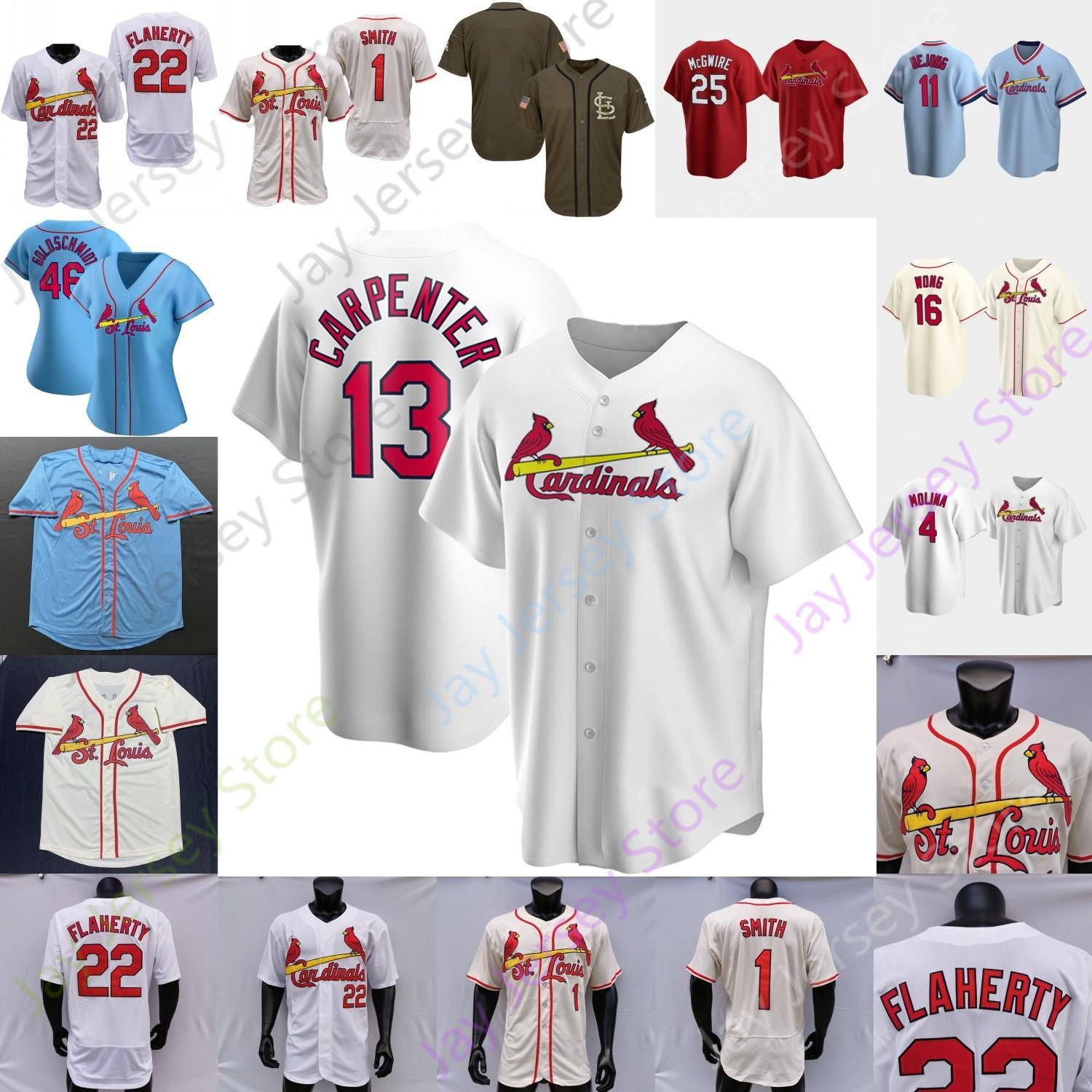 

Ali Sanchez Jersey Bernardo Flores Jr. Jim Edmonds Whitey Herzog Rogers Hornsby McGwire Scott Rolen Red Schoendienst Enos Slaughter Ted Simm, New fan's versions blue