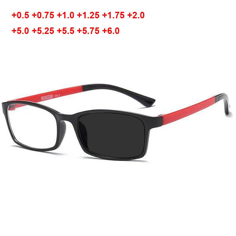 

Sunglasses Classic Transition Reading Glasses Men Women TR90 Hyperopia Pochromic Farsighted Eyeglasses 150 250 300 325 400 475Sunglasses