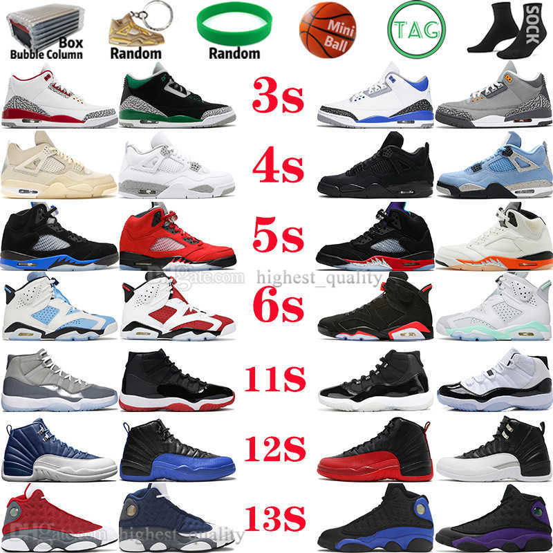 Sail Oreo University Blue Black Cat 4 4s Chaussures de basketball pour hommes 5 5s Hyper Royal Blue 6s Grey Bred Infrared Concord Flint 11 11s 12