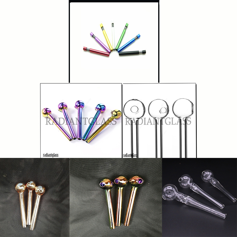 

Nano Plating Glass Smoke Pipe Colorful Quality Pipes Great Tube Nail Tips