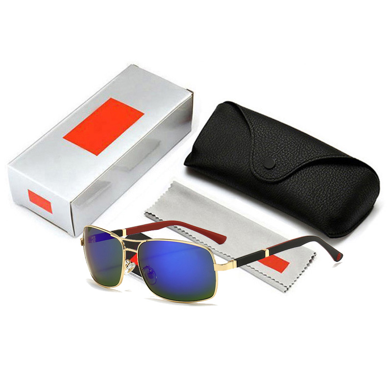 

New Luxury Square Sunglasses Men's Driving Shades Male Sun Glasses Vintage Travel Fishing Classic Sun Glasses