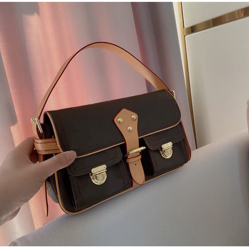 

Designe Bags Brown Flower Shoulder Handbag Fashion Casual Crossbody bag For Women Hot Sell Replica Hand Bag