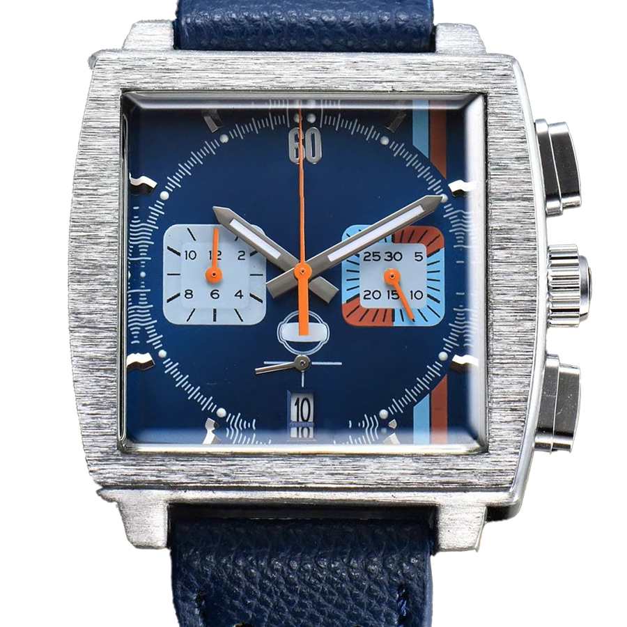 

Brand Wrist Watches Men Casual Sport Square Dial Style Luxury Leather Strap Quartz Clock Ta106, 01