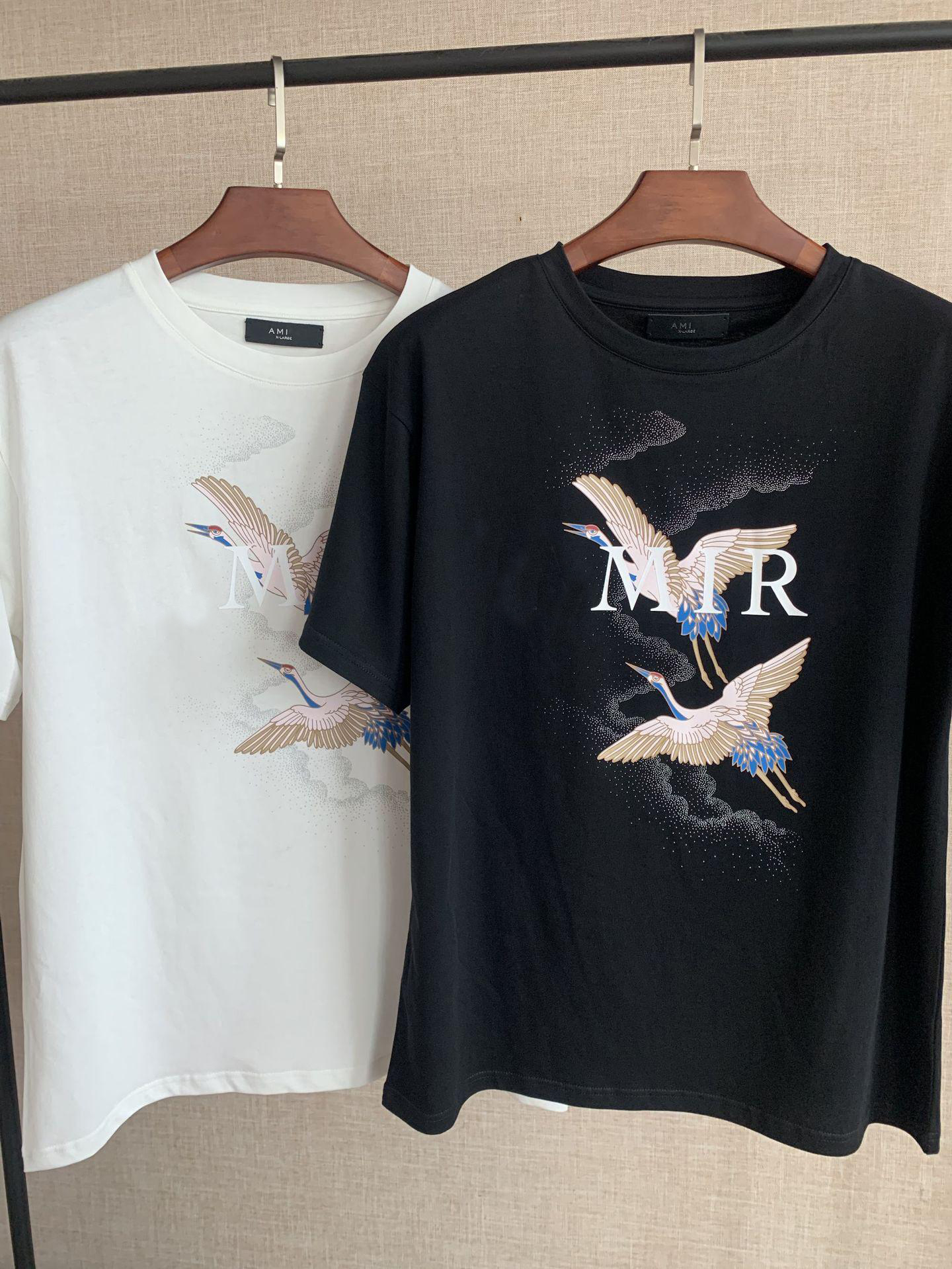 

21ss Mens T-Shirts Designer Breathable Pullover Shirt For Men Tee Homme High-quality O-Neck Simple Print Short-sleeved T-shirt Outfits, White