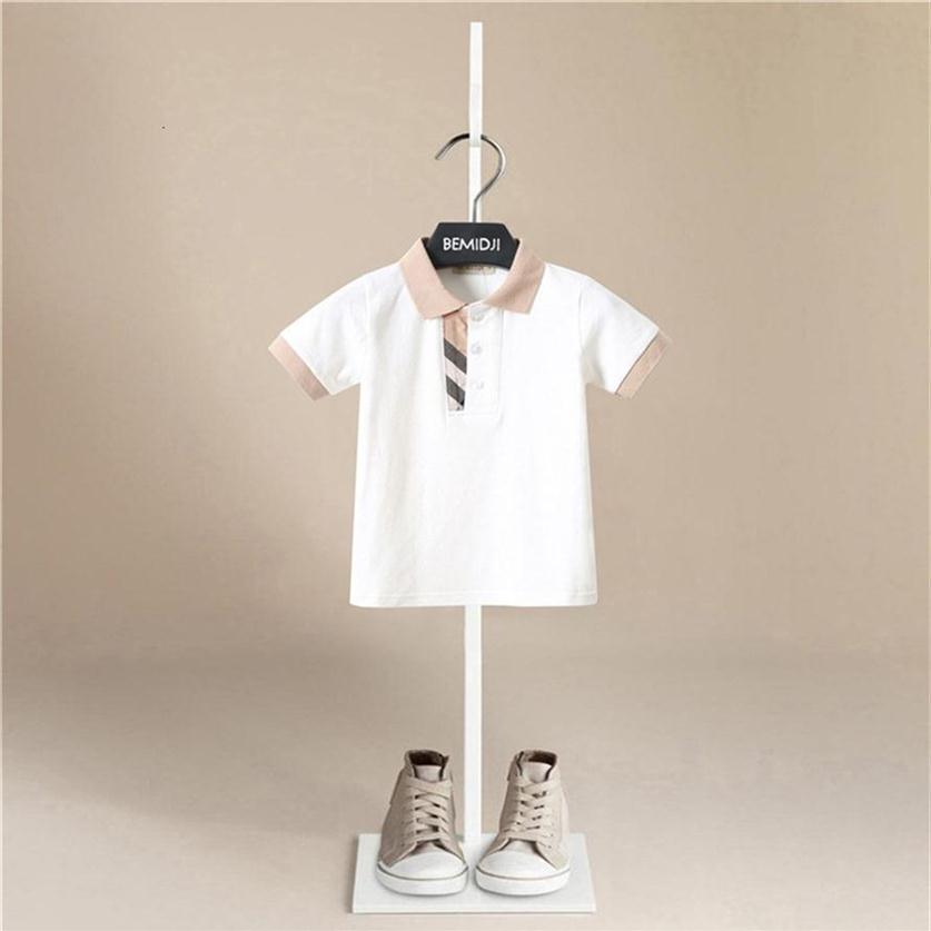 

Children's shirts New Summer Baby boy Shirts Blank Top Tees Short Sleeve White Black Cotton T Shirt For Kids Girl Clothing209289p