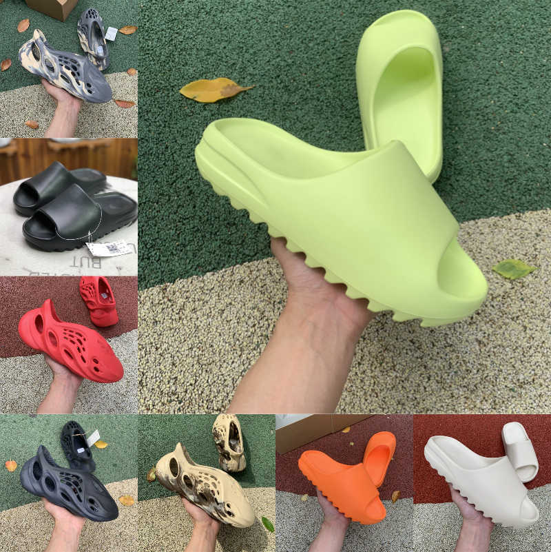 

Slides Slippers MXT Moon Gray Summer Brown Flat Mens Women Slide Pure Bone Glow Green Enflame Orange Earth Brown Resin Vermillion Mineral Blue Resin Designer R03, Please contact us