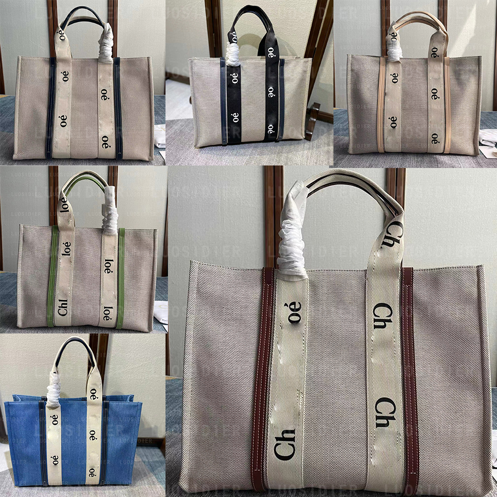 

Luxury Designer WOODY Tote Handbags Shopping bag High Quality Women Canvas Purses Small Medium Large fashion travel Crossbody Shoulder Large Capacity Beach bag, More color