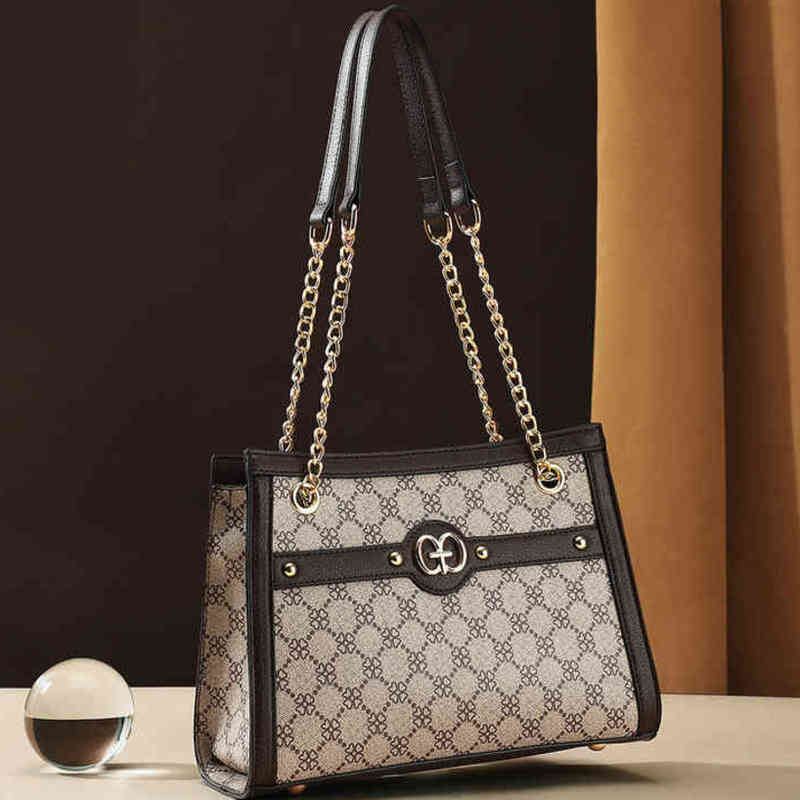 

Live bag 2022 new style shoulder bag handbag fashionable atmosphere tote bag women, Gray