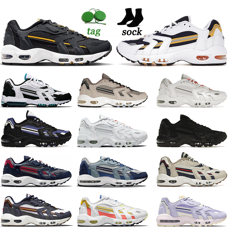 With Sock Tag 96 II 96s mens womens running shoes Triple Black White Beach Summer Off Pastels Blackened Blue Malt Taupe Haze Purple Dawn trainers