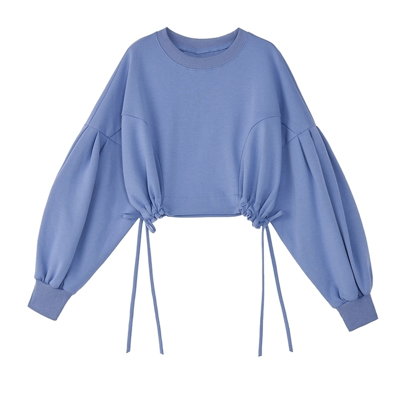 

Hoodie women leisure pullover Autumn Fashion Casual tops Streetwear Long Sleeve Oneck short harajuku sweatshirt women 201202, Black